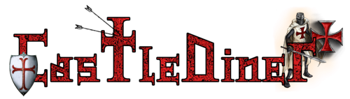 Castle-Diner Schriftzug Pfeil schwarz 1000